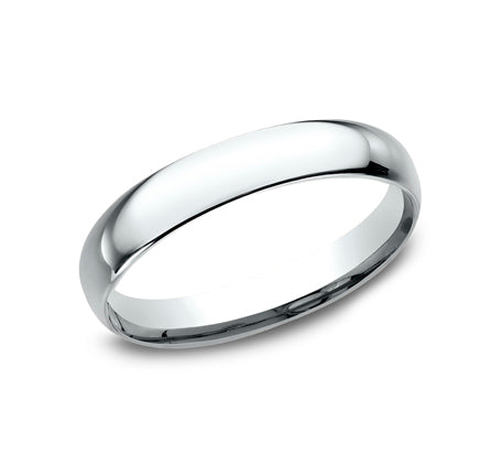 10K White Gold Men's Wedding Band - 3mm