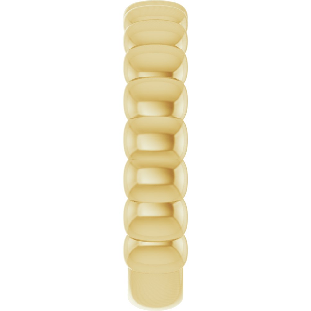 14K Yellow Gold Puffed Band