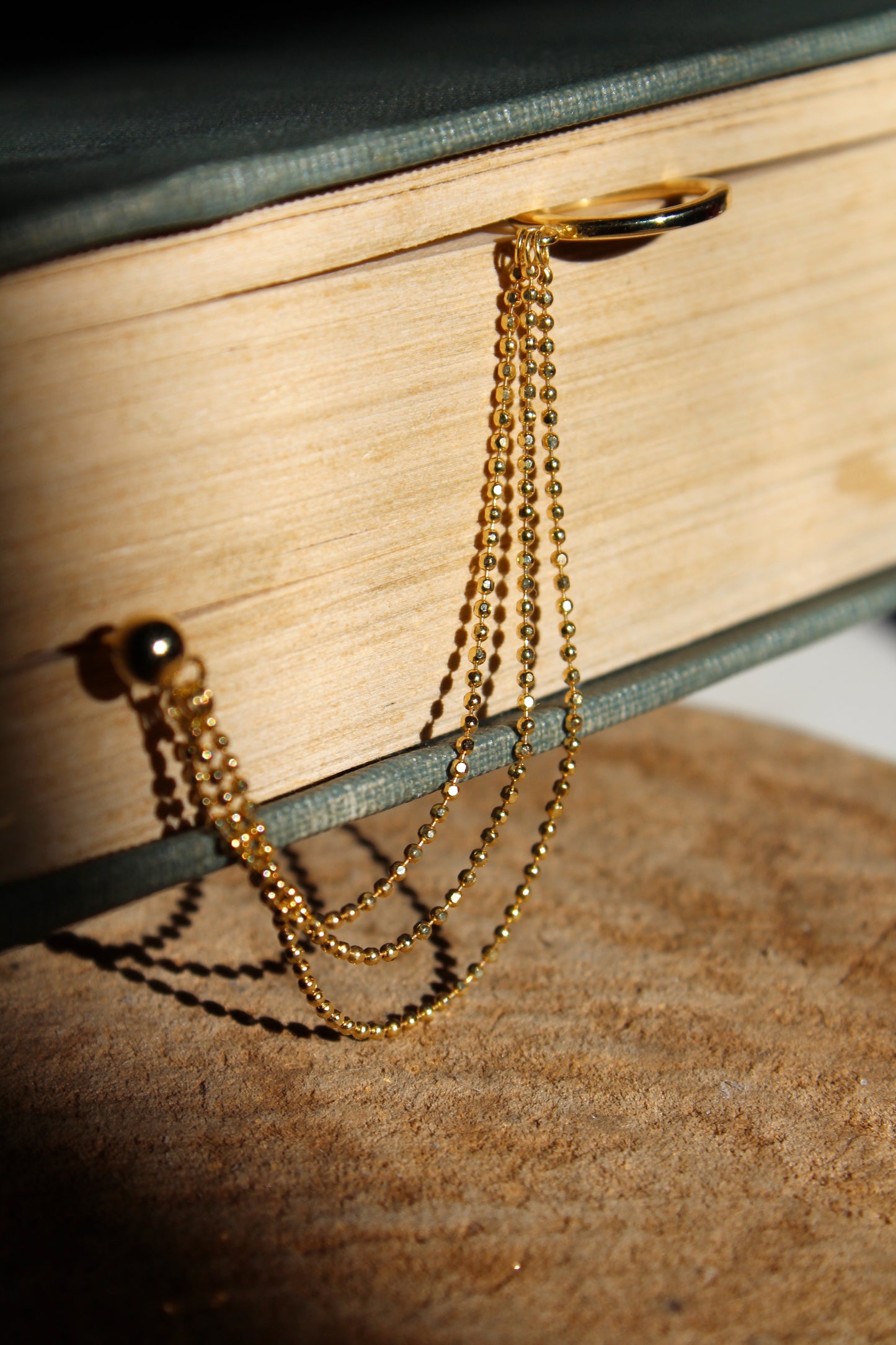 14K Yellow Gold Earring Cuff