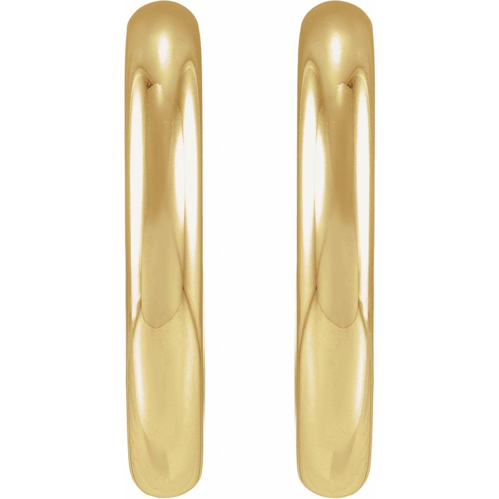 Yellow Gold Hoops - 3x20mm