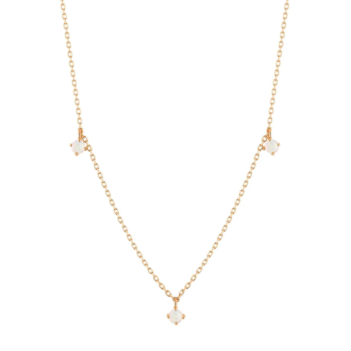 FLORA | Triple Opal Necklace