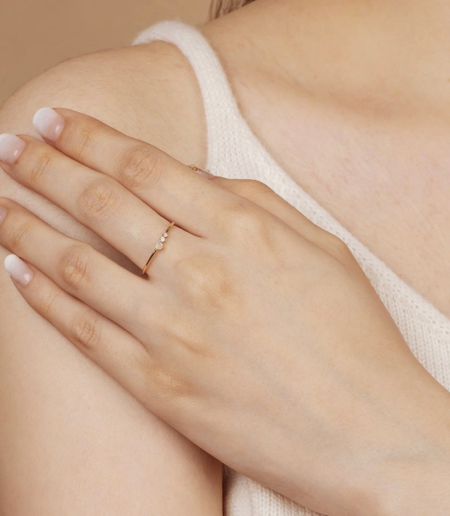 VERA | Diamond and Opal Ring