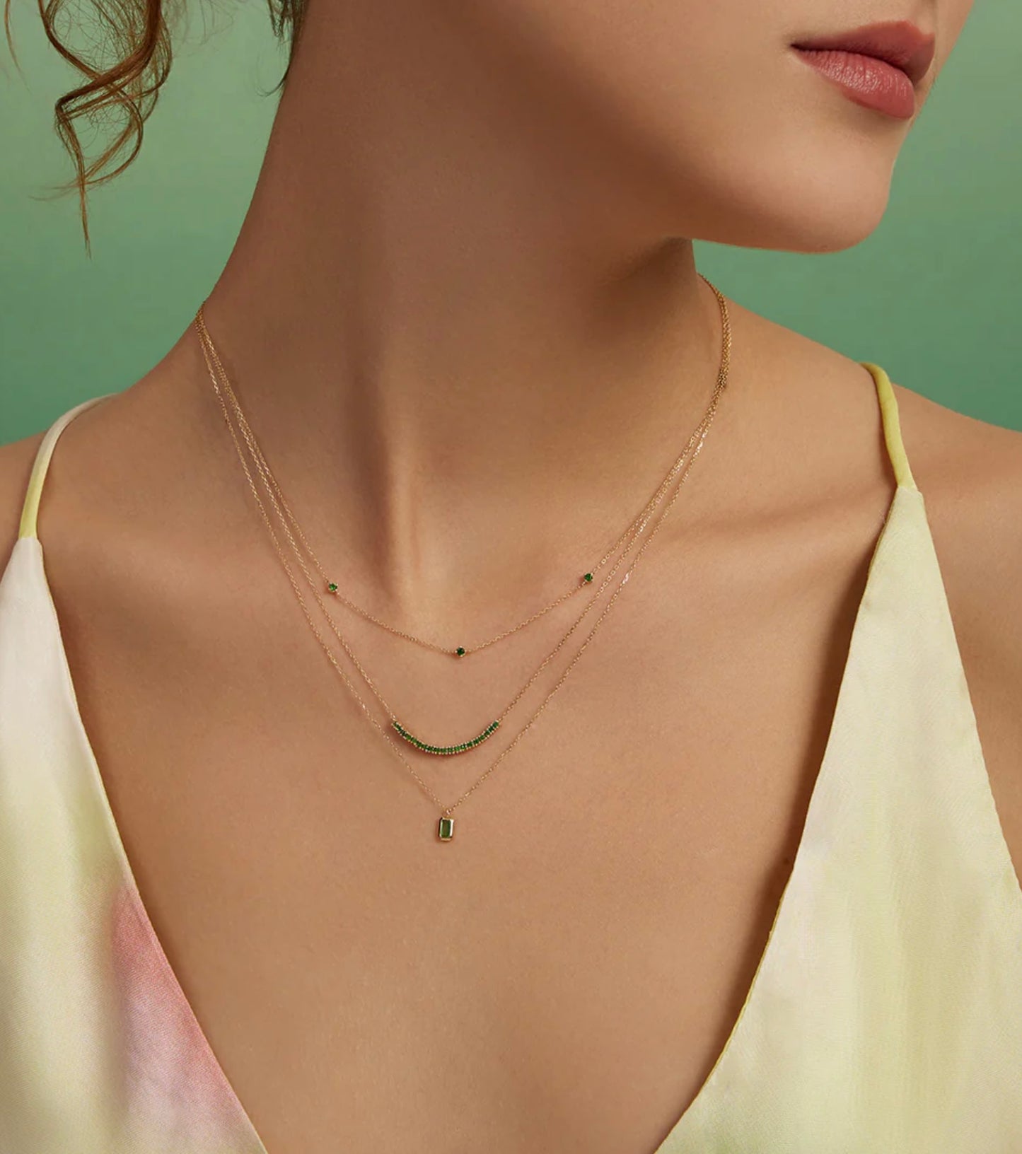 GLIMMER | Tsavorite Necklace