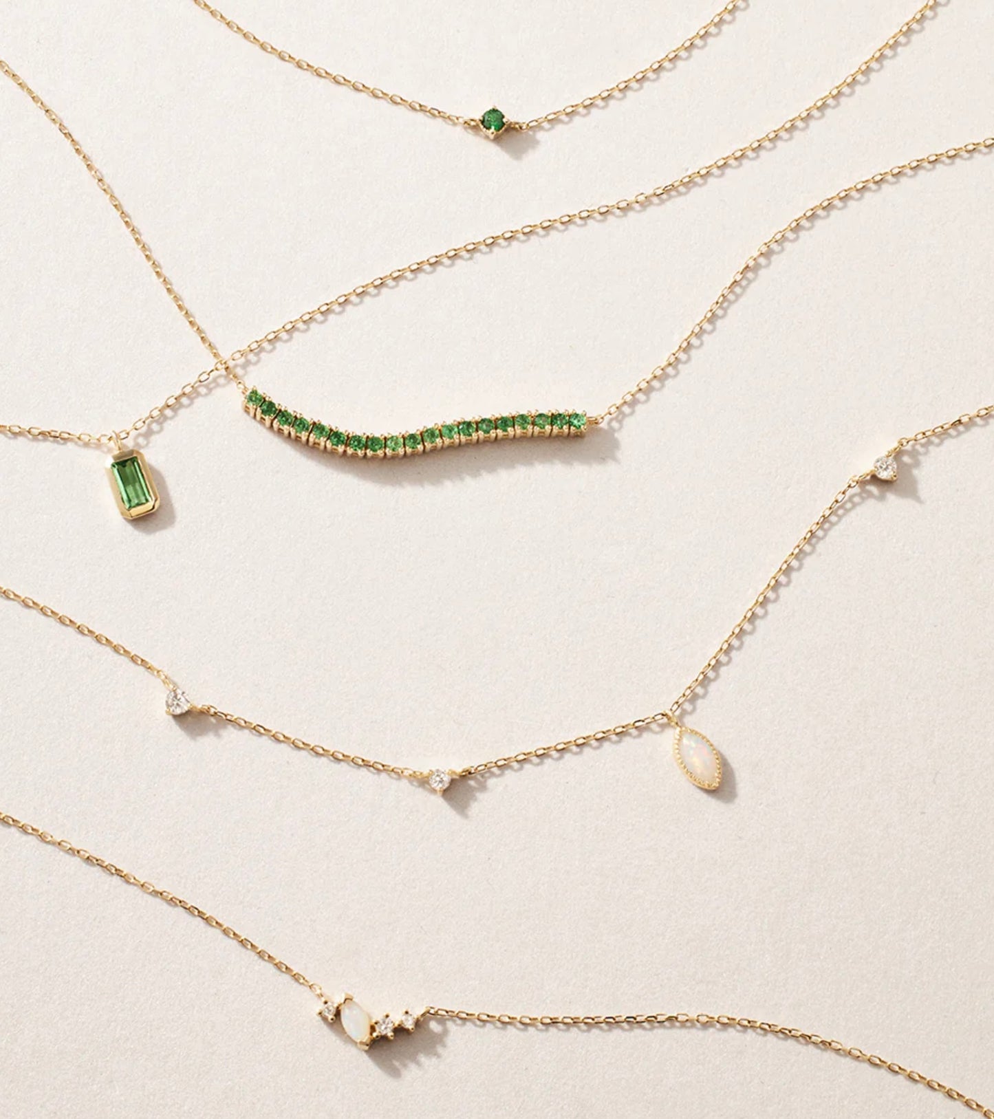 GLIMMER | Tsavorite Necklace