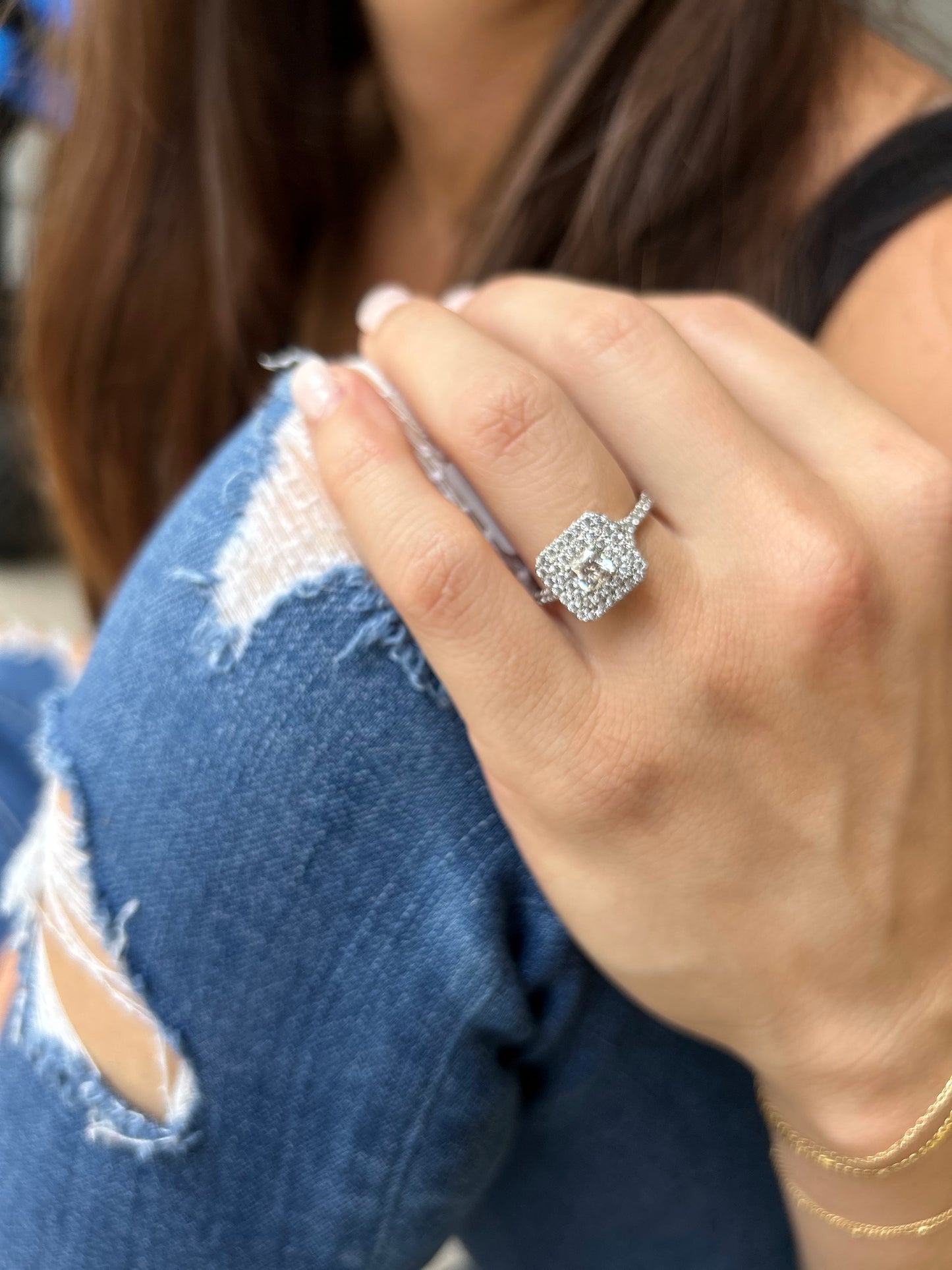 HEARTS ON FIRE Platinum Transcend Diamond Ring