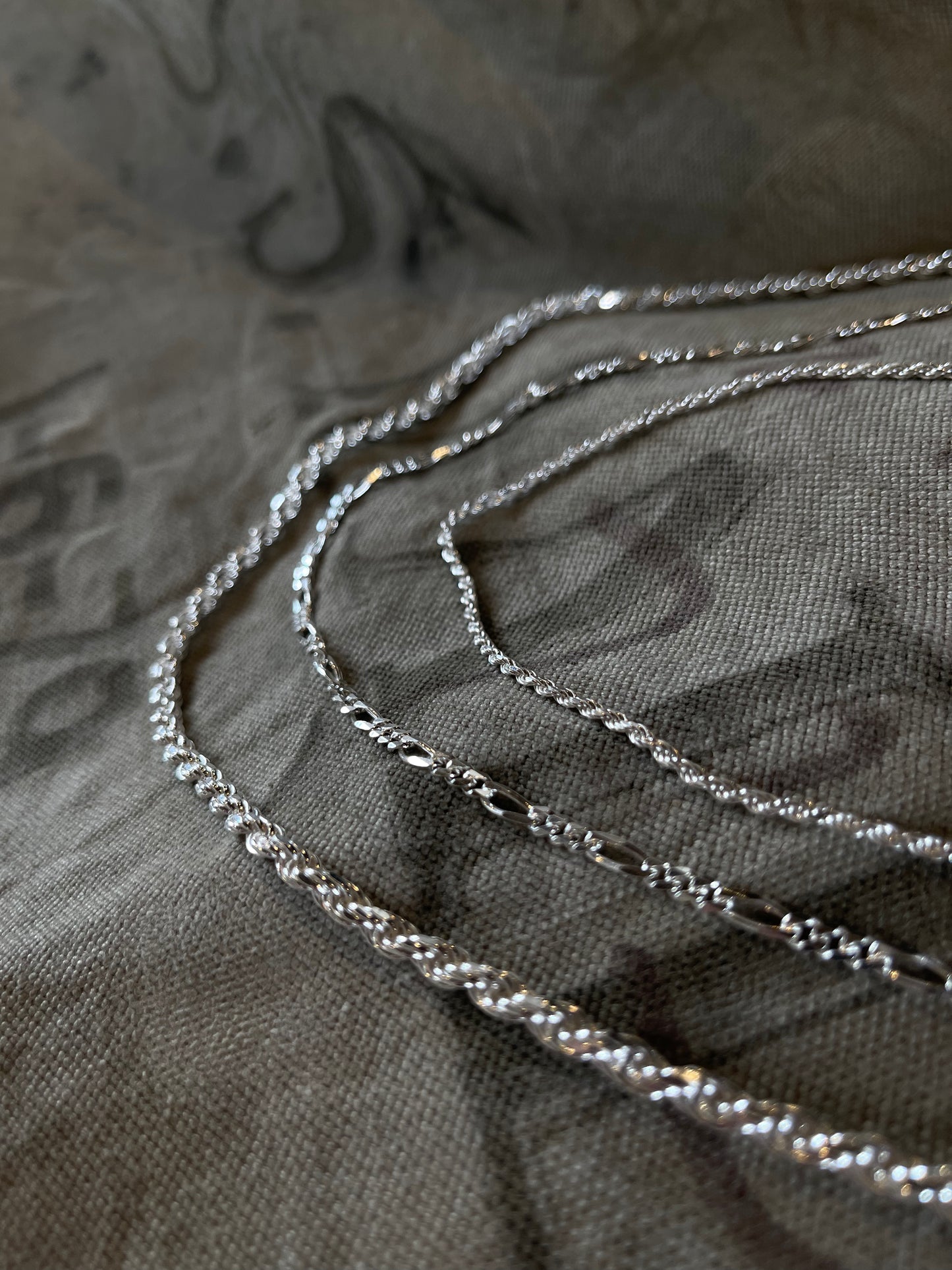 Sterling Silver 4.5mm Figaro Bracelet 8in