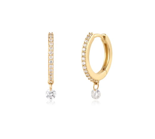 ALLEGRO | 14kyg Dashing Diamond Huggies