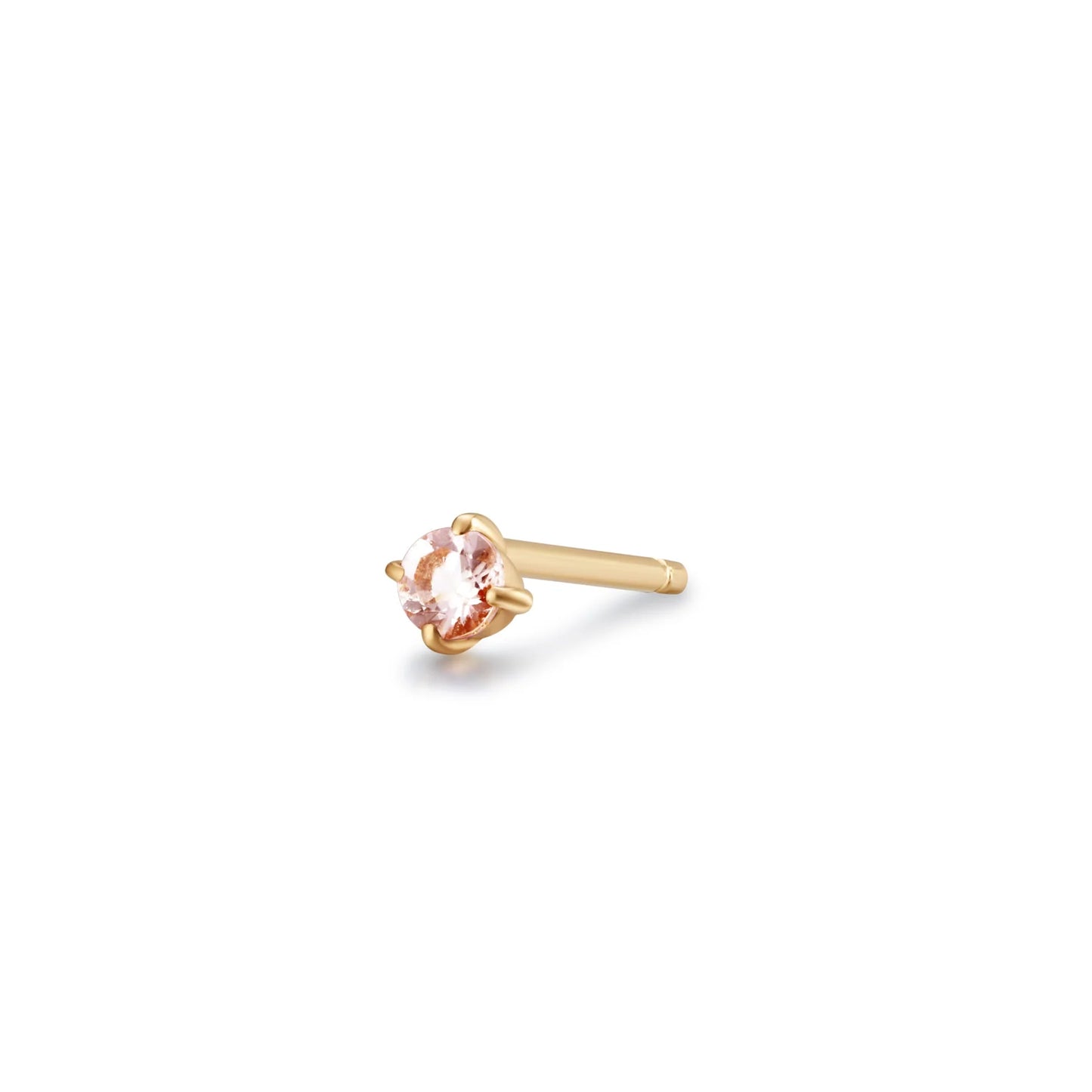 BLOSSOM | Morganite Single Stud Earring