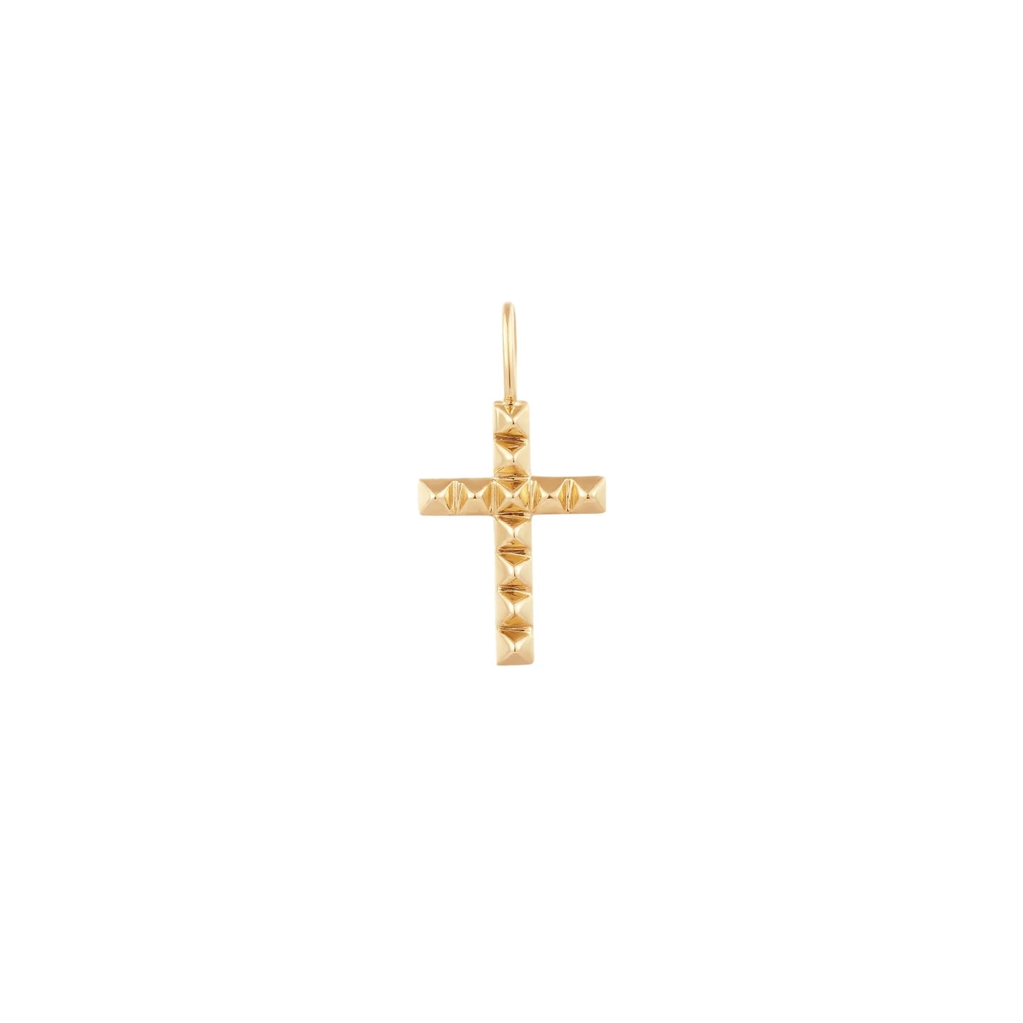 REBECCA | 14K Yellow Gold Cross Pendant