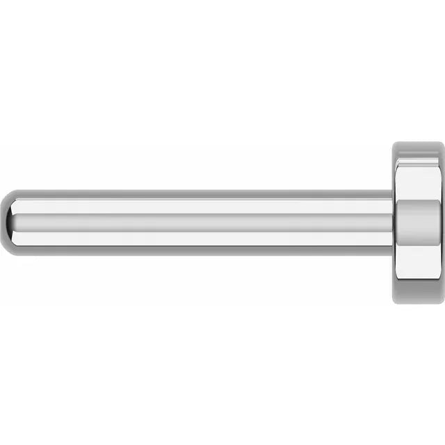 Titanium 18 Gauge Tension Flatback - 8mm