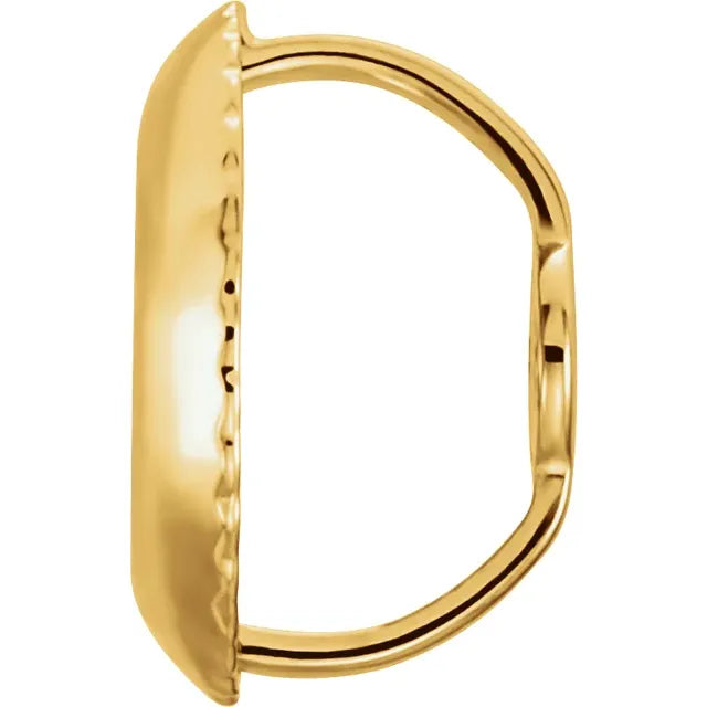 14K Gold Threaded Earrings Back - 6.3mm Pad