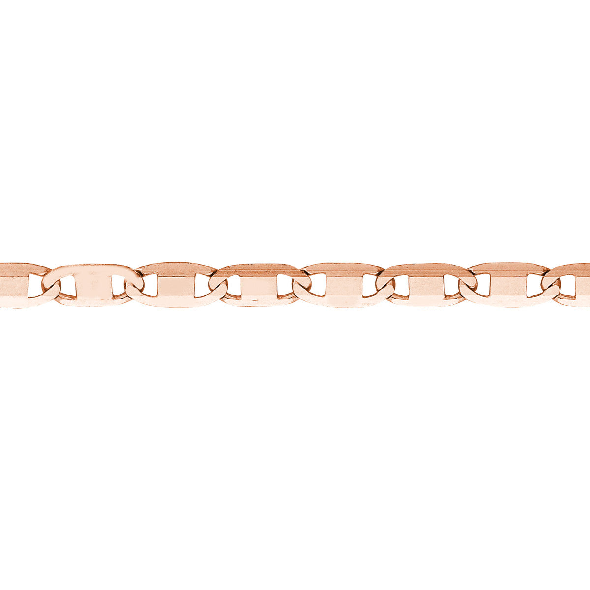 14K Rose Gold 1.25mm Valentino Choker 13-16in