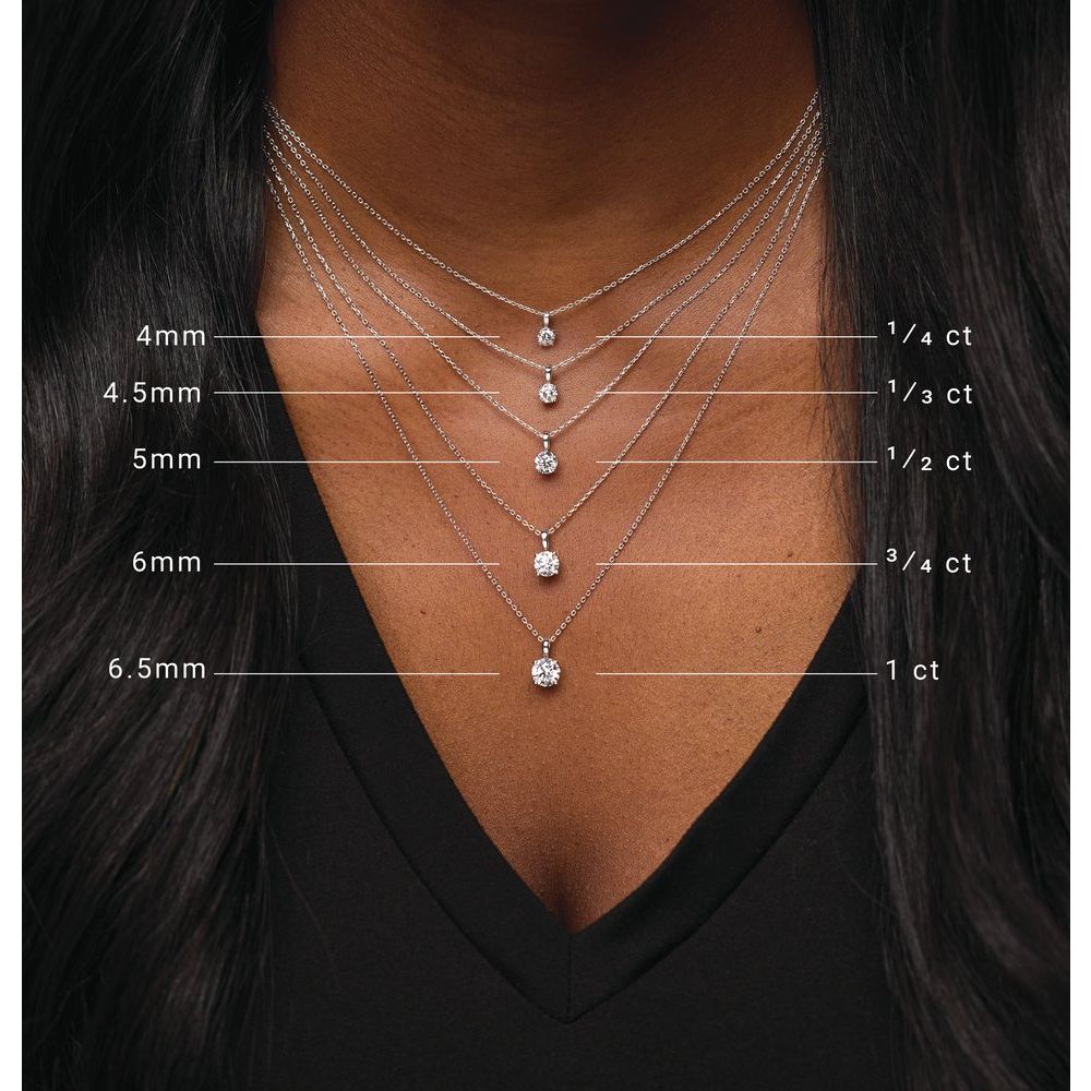 14K Yellow Gold Lab Grown Diamond Pendant