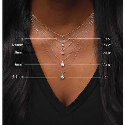 14K Yellow Gold Lab Grown Diamond Pendant