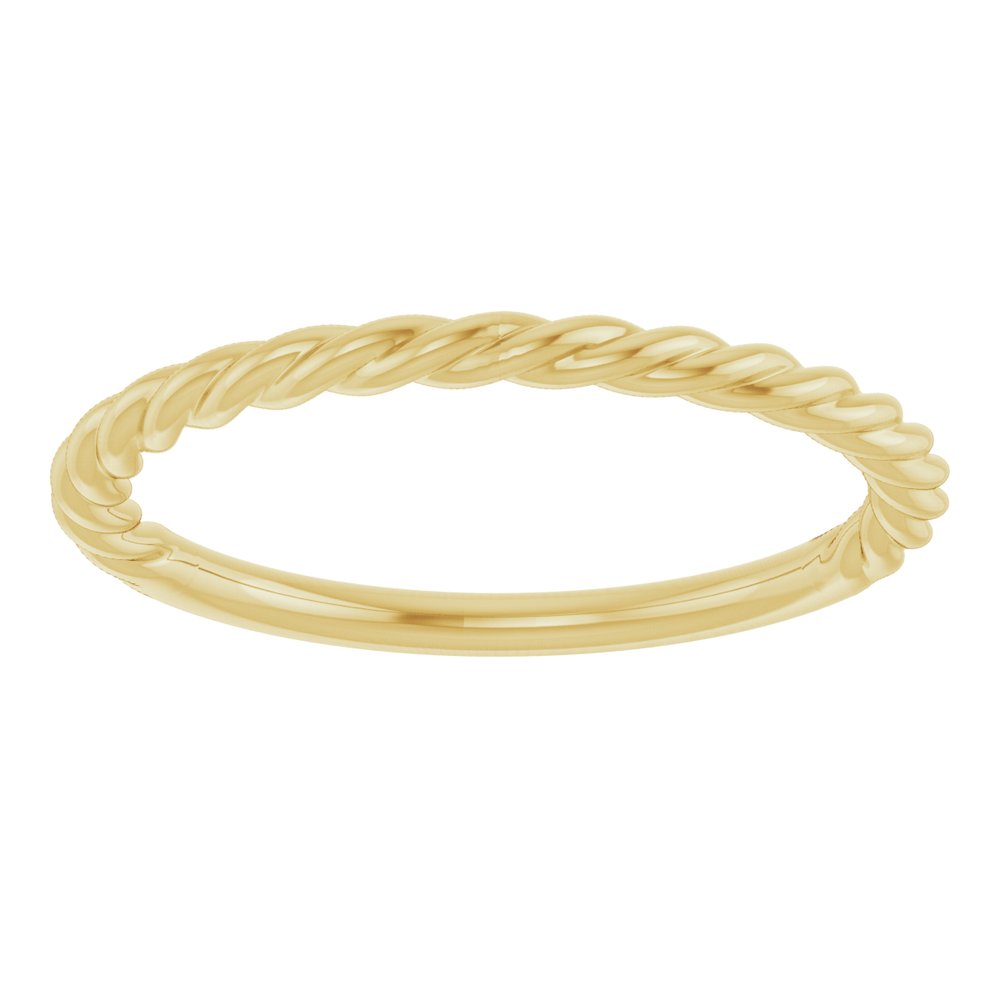 Yellow Gold Rope Band