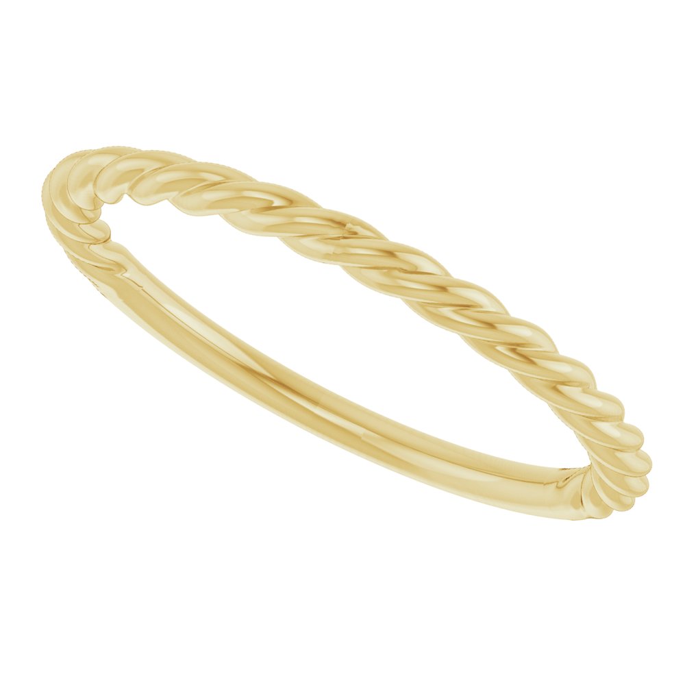 Yellow Gold Rope Band