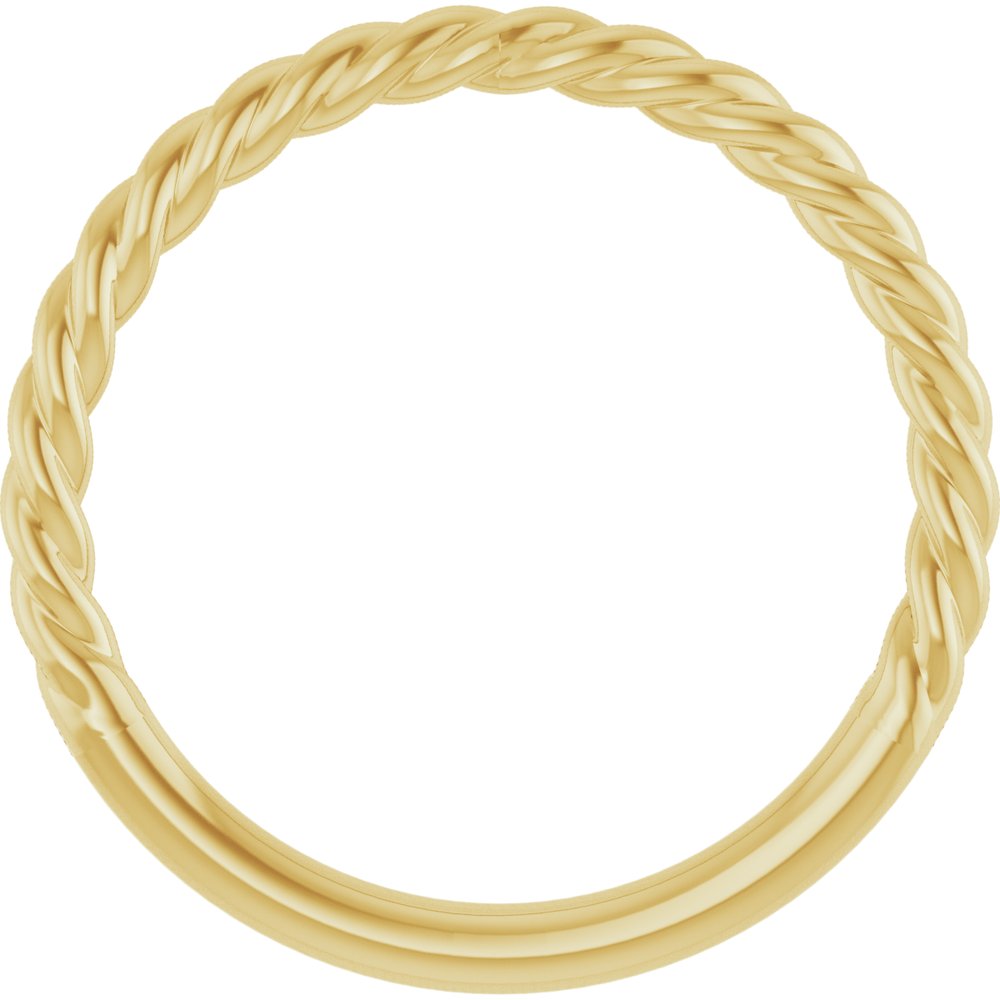 Yellow Gold Rope Band