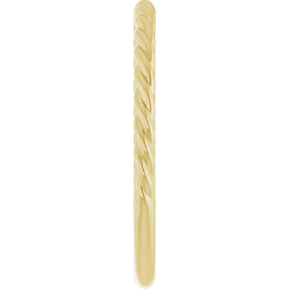 Yellow Gold Rope Band