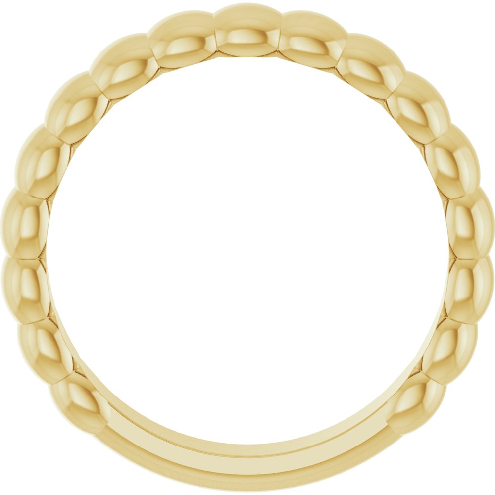 14K Yellow Gold Puffed Band