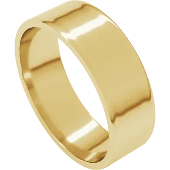 14K Yellow Gold 6mm Cigar Band