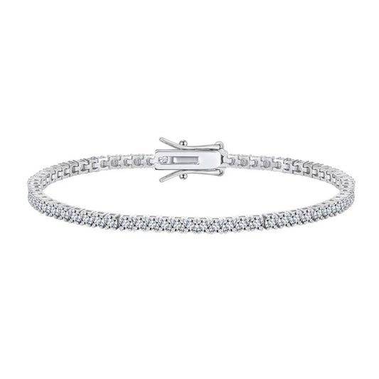 14K White Gold 1ctw Diamond Tennis Bracelet