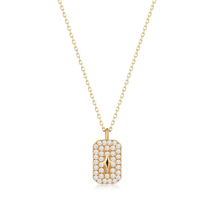 GALACTICA | 14kyg Diamond Polaris Necklace