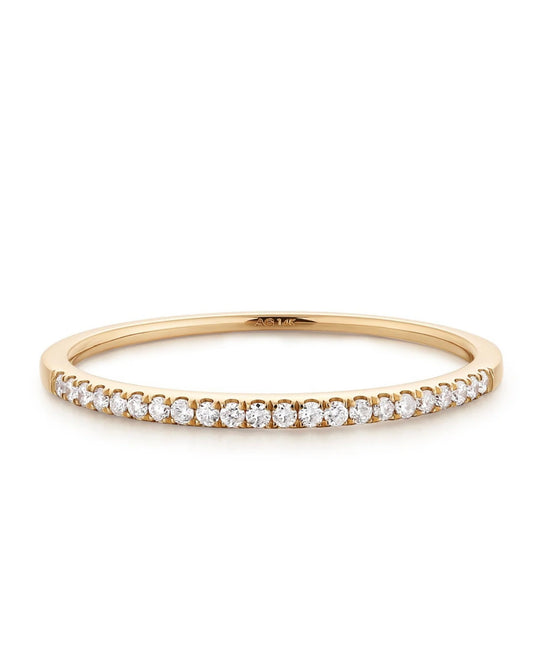 LEXI | 14K Yellow Gold Diamond Band