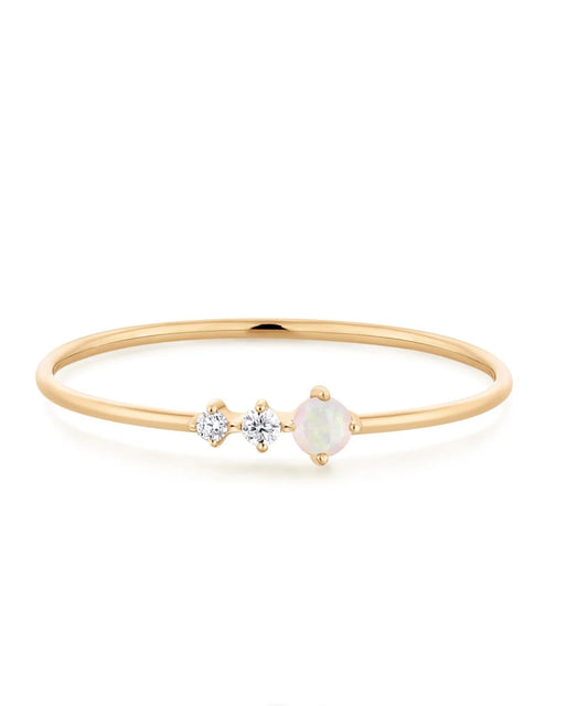 VERA | Diamond and Opal Ring