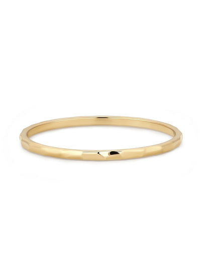 REGALIA | 14K Yellow Gold Textured Band