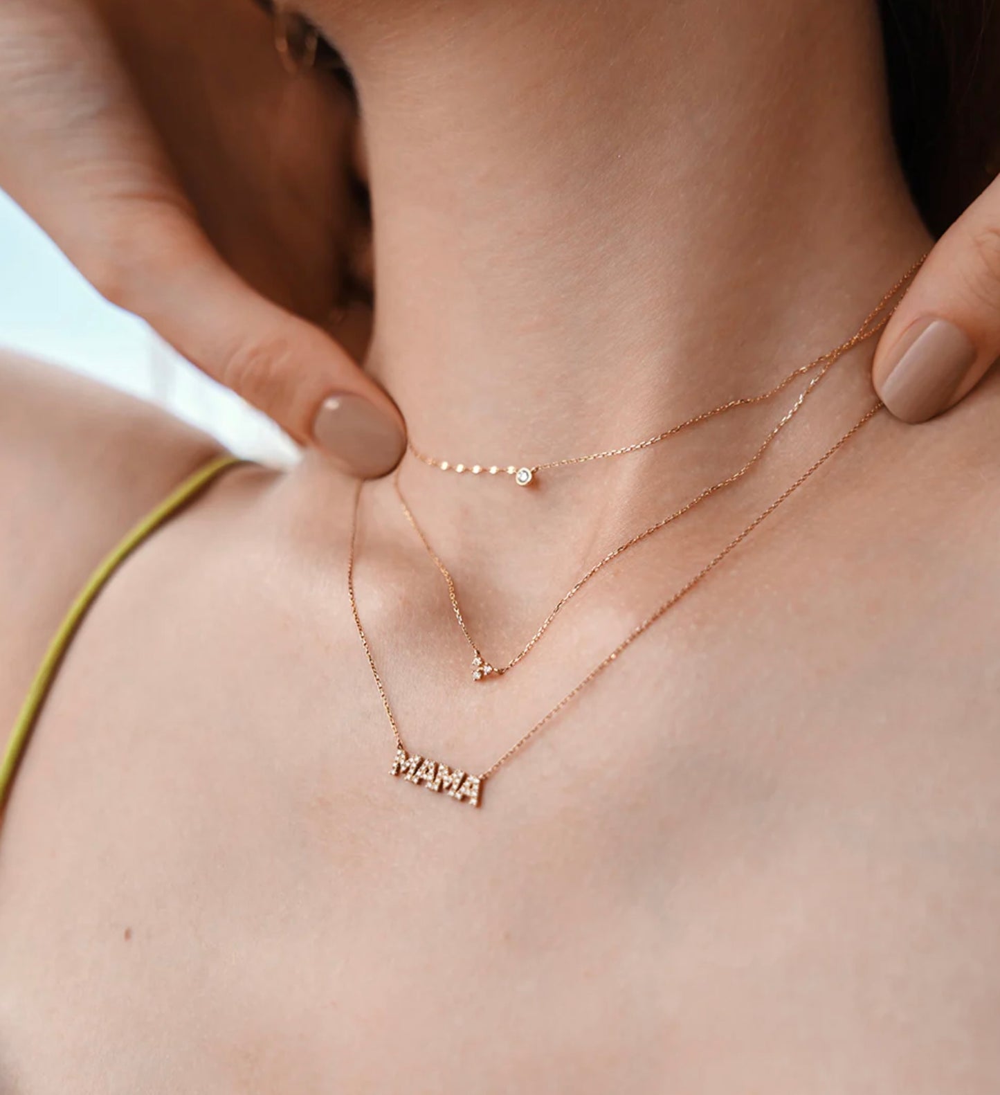 CLOVER | Diamond Necklace