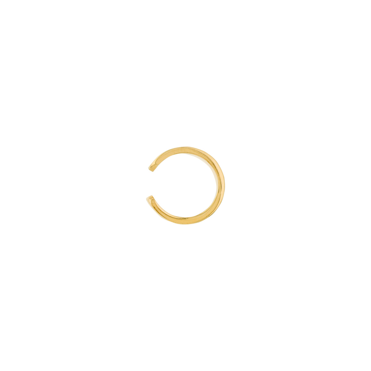 14K Yellow Gold Flat Ear Cuff