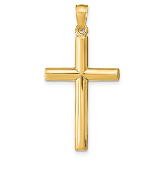 10K Yellow Gold Cross Pendant