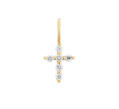 GRACE | Diamond Cross Charm