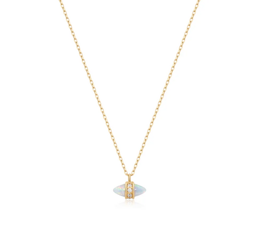 TAMMY | 14kyg Double Opal Necklace