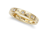 14K Yellow Gold .35ctw Eternity Band