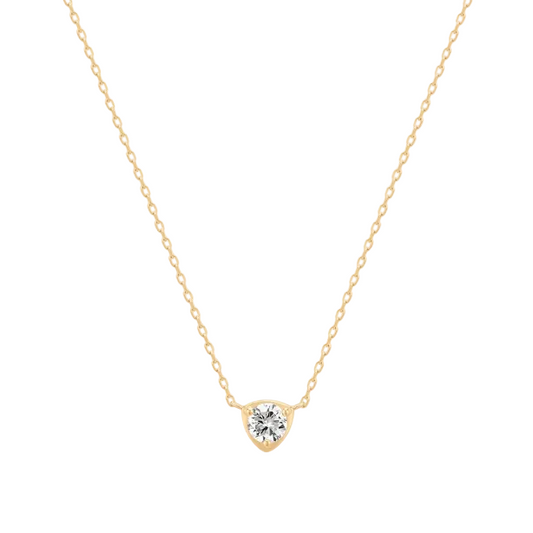 SIENNA | 14K Yellow Gold Lab Grown Diamond Necklace