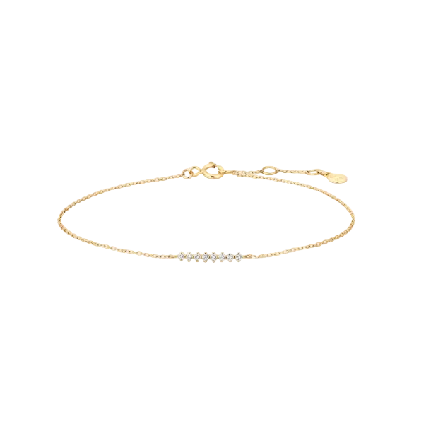 DESIREE | 14K Yellow Gold Diamond Bracelet