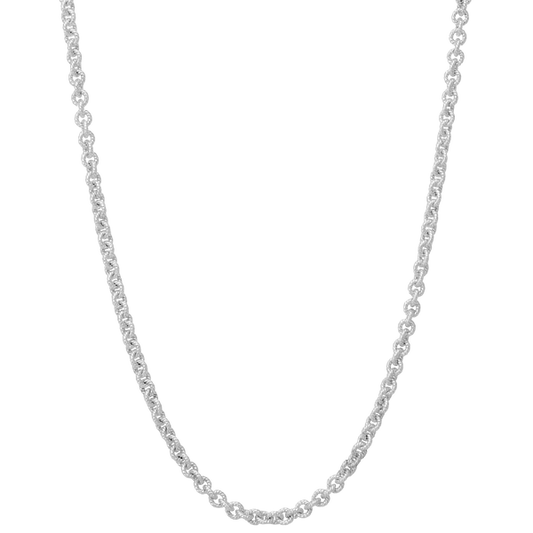 VAHAN 18inch Sterling Silver Cable Chain