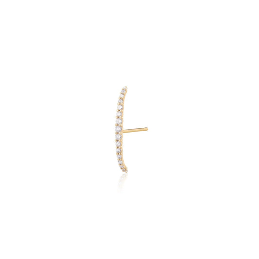 PHOEBE | 14K Yellow Gold Diamond Ear Cuff Stud